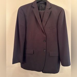 Black Perry Ellis Portfolio Suit 46R
